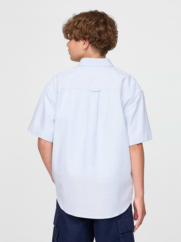 Kids Uniform Relaxed Oxford Shirt
