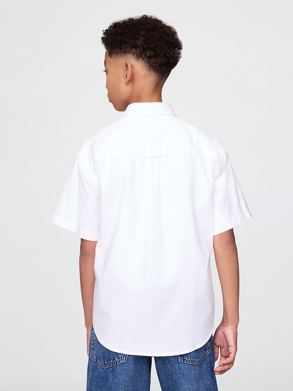 Kids Uniform Relaxed Oxford Shirt