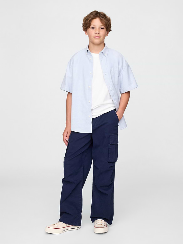 Kids Uniform Relaxed Oxford Shirt