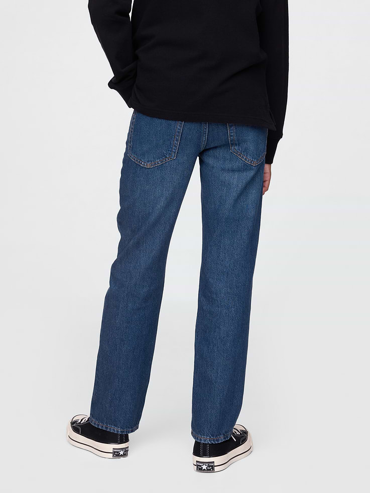Image number 3 showing, Kids Relaxed Straight Jeans