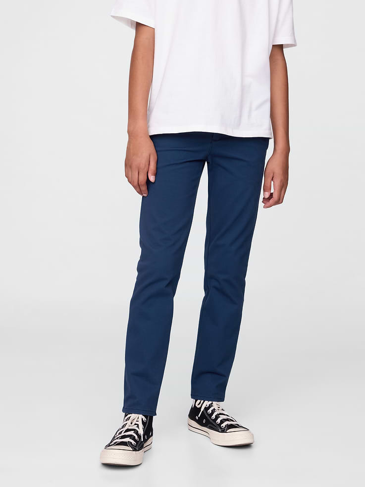 Image number 2 showing, Kids Uniform Skinny Khakis