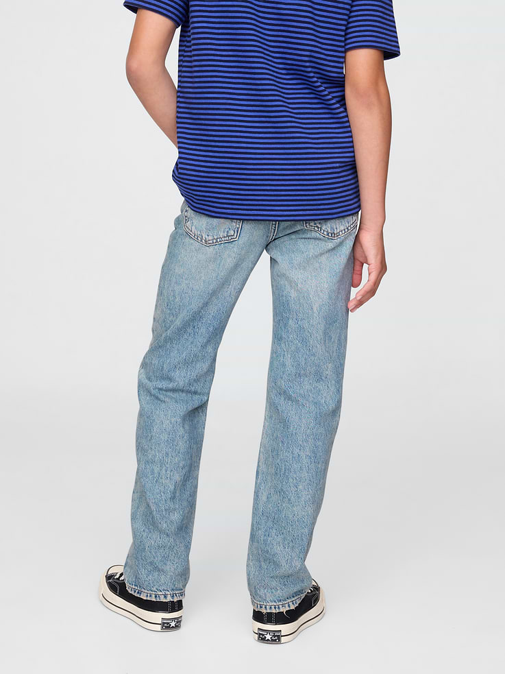 Image number 3 showing, Kids Relaxed Straight Jeans