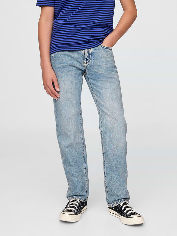 Kids Relaxed Straight Jeans