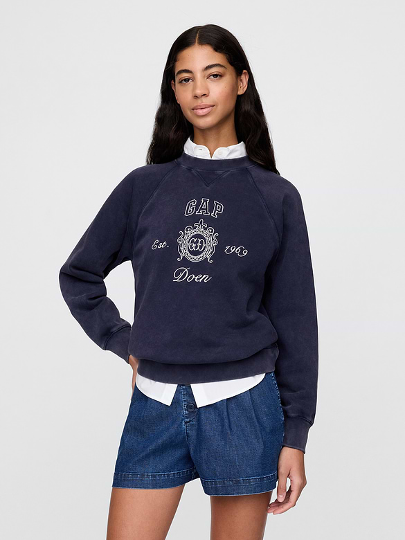 Gap × DÔEN Adult VintageSoft Logo Sweatshirt