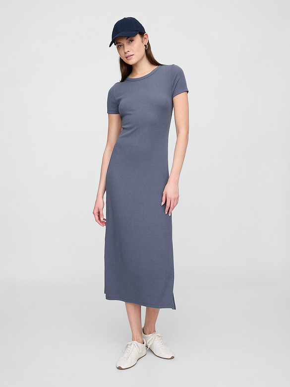 Ribbed Maxi Dress