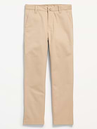 L'image numéro 1 présente Pantalon chino d’uniforme scolaire étroit à extensibilité intégrée pour Garçon
