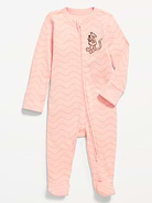 Image number 1 showing, Disney© 2-Way-Zip Sleep & Play Footed One-Piece for Baby