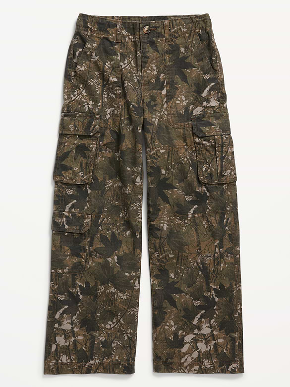 Baggy Cargo Ripstop Pants for Boys