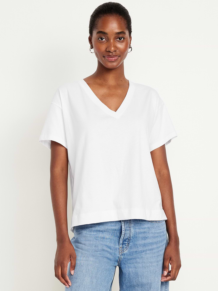 Image number 1 showing, Vintage V-Neck T-Shirt