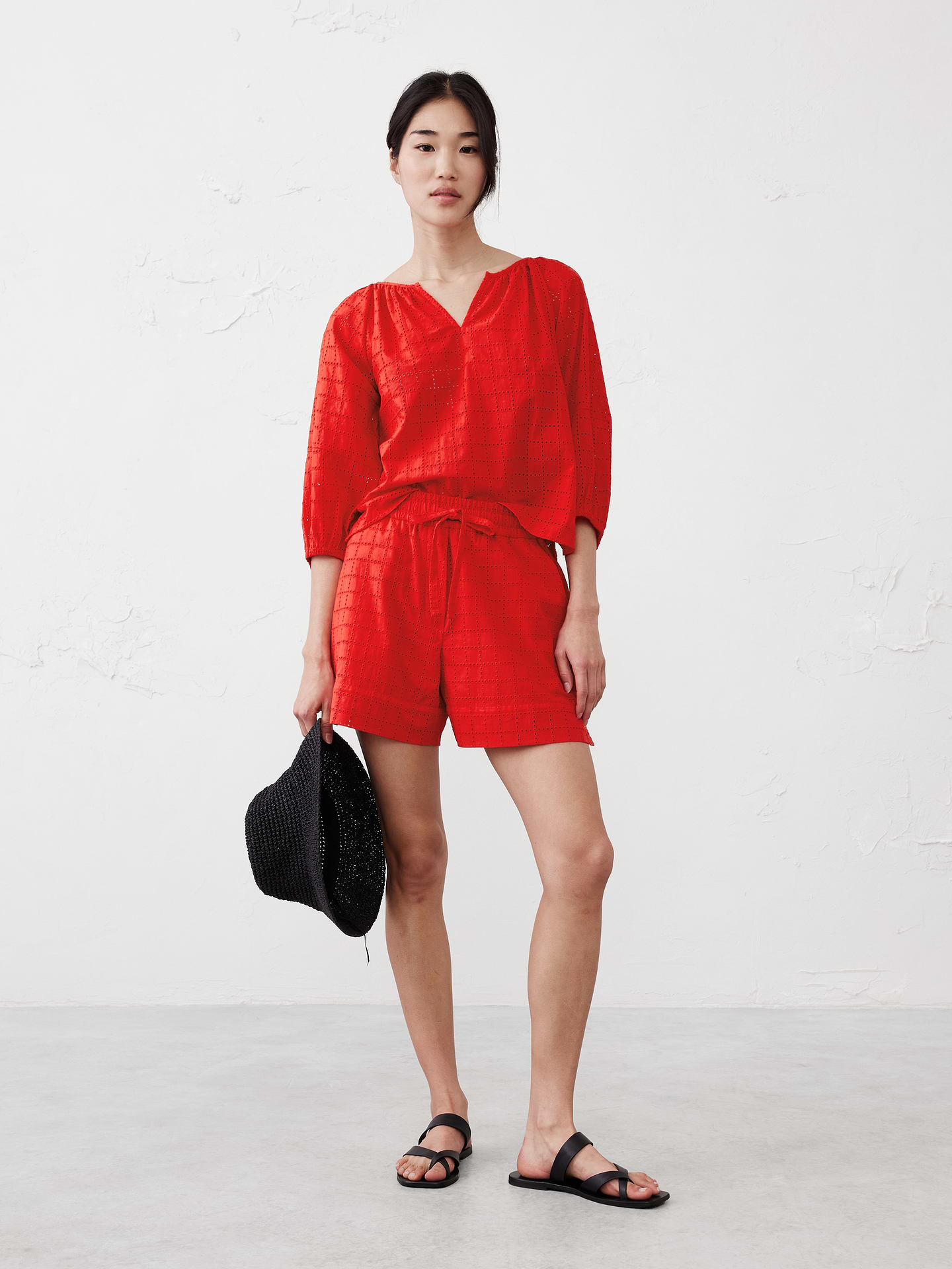 Image number 1 showing, Eyelet Boxer Short