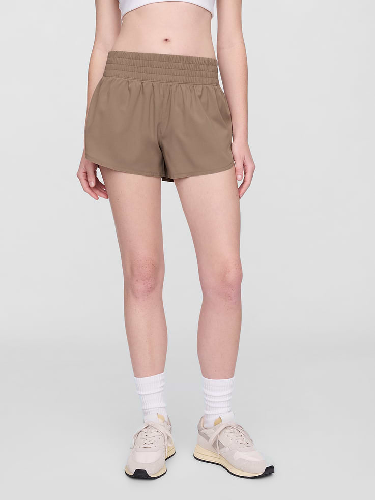 Image 3 of 5, GapFit 3" Mid Rise Runaround Shorts