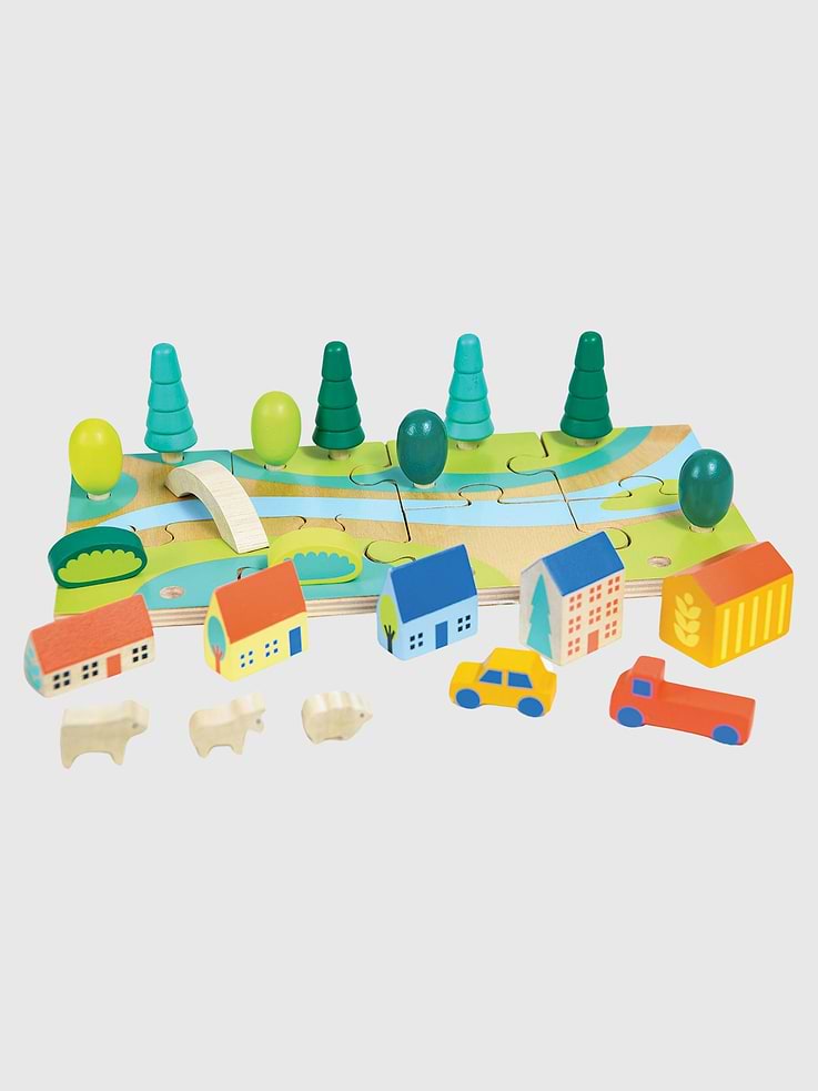 Image number 3 showing, Tiny Town Jigsaw Puzzle Toy