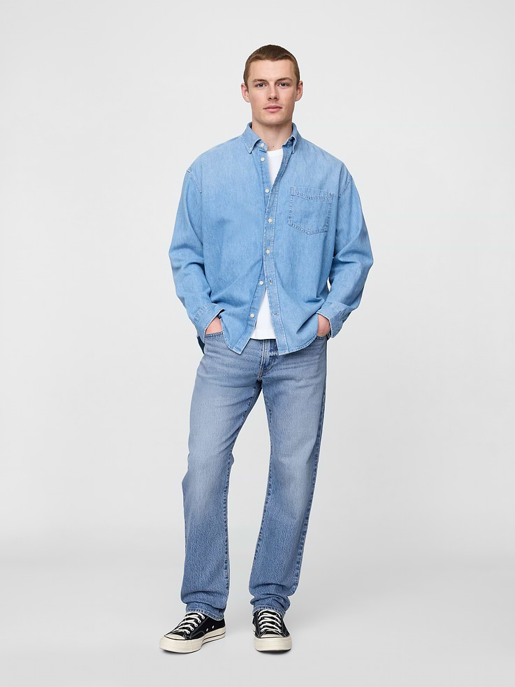 Image number 1 showing, Straight Jeans