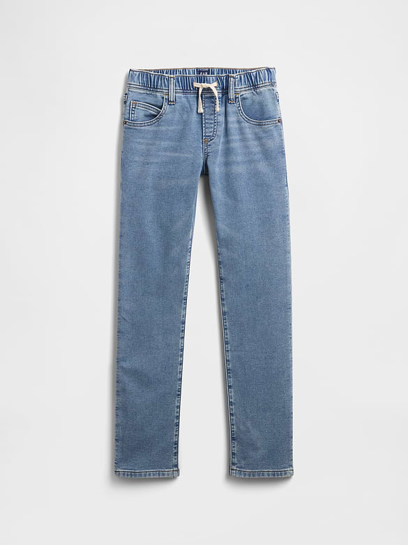 Kids Pull-On Slim Sweatpant Jeans