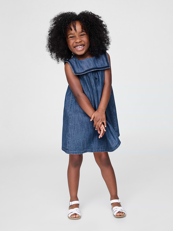 Gap × DÔEN Baby & Toddler Denim Sailor Dress
