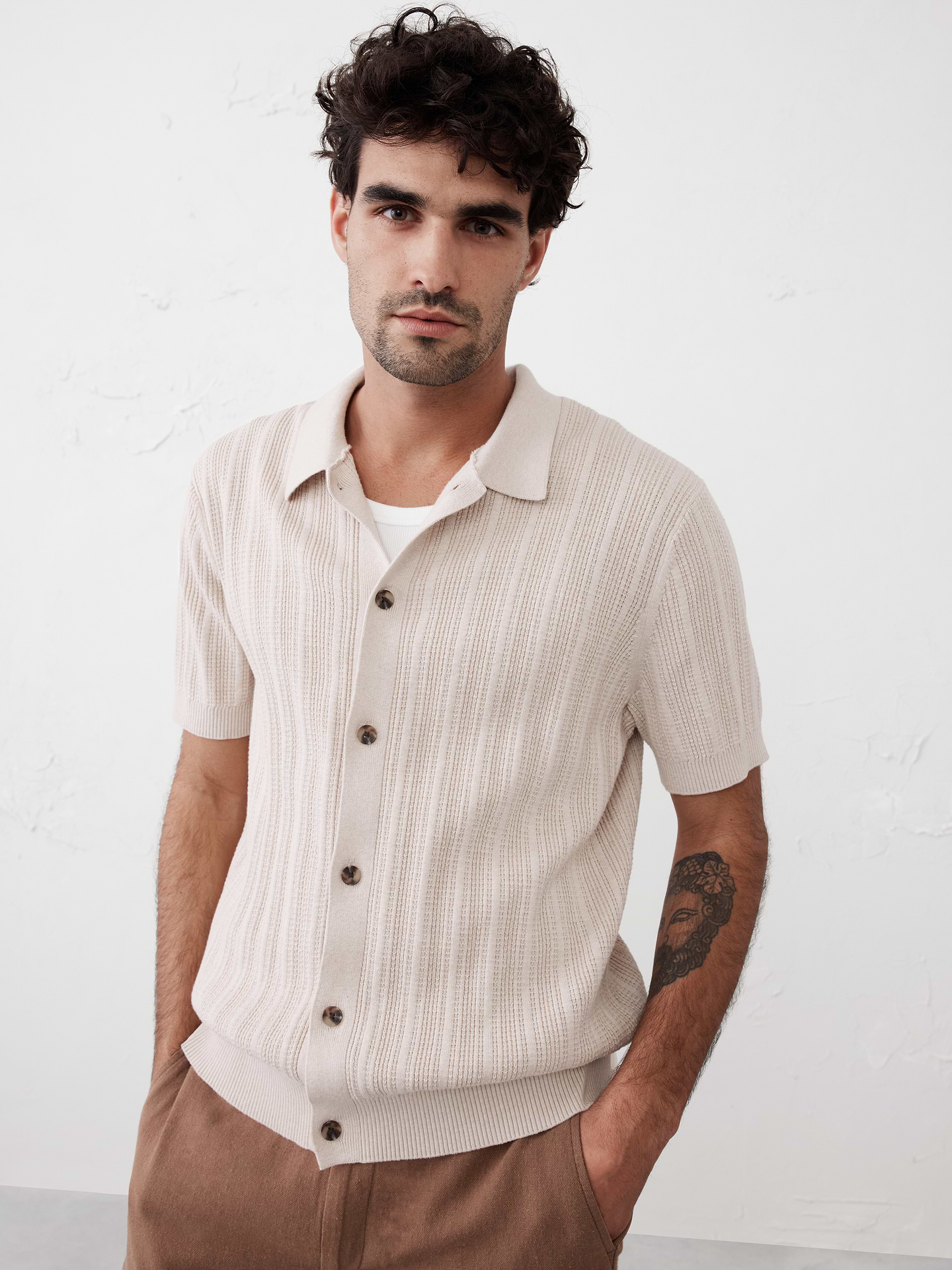 Image number 6 showing, Textured Sweater Polo