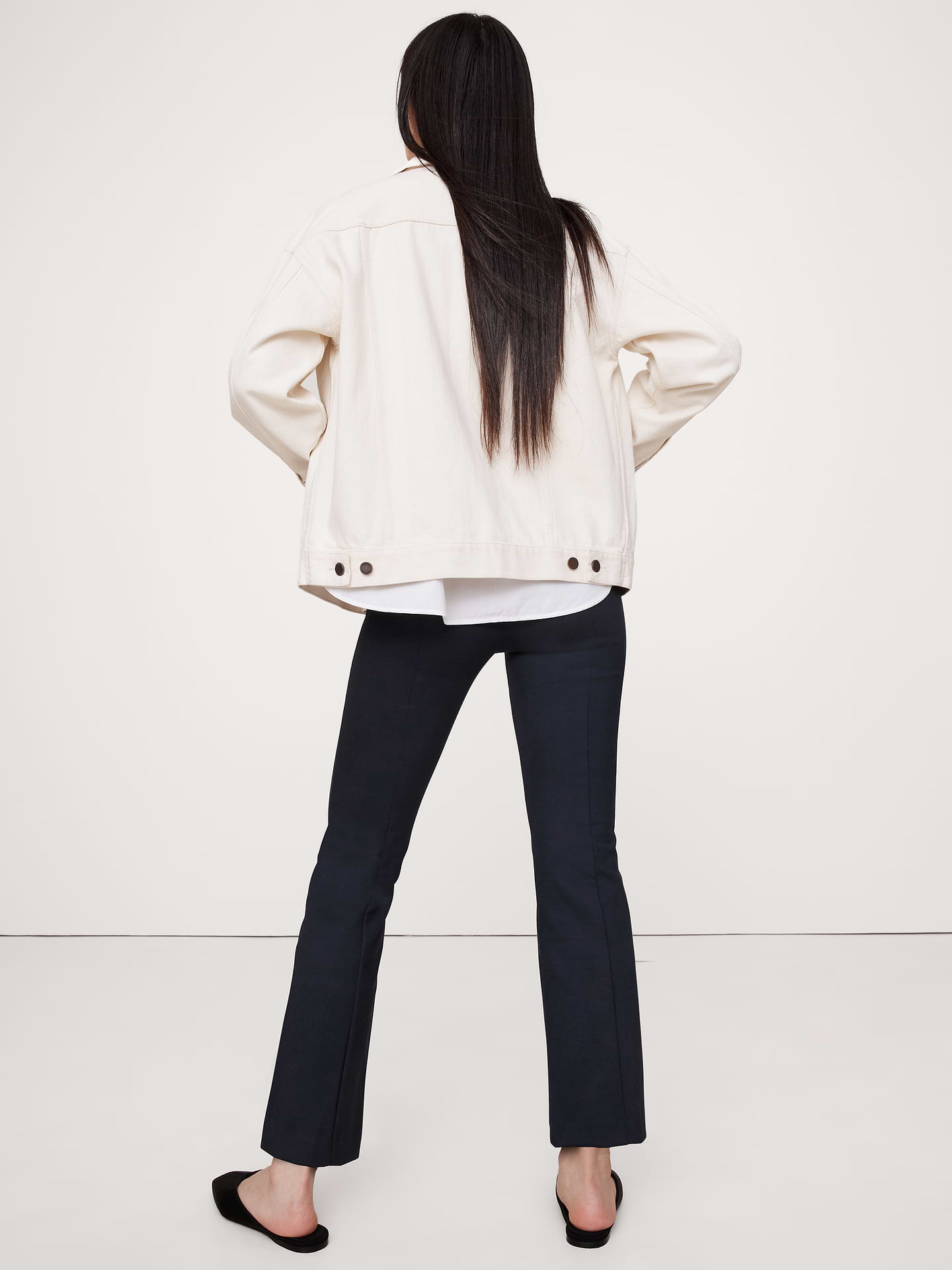Image number 2 showing, Crop Flare Everywhere Ponte Pull-On Pant