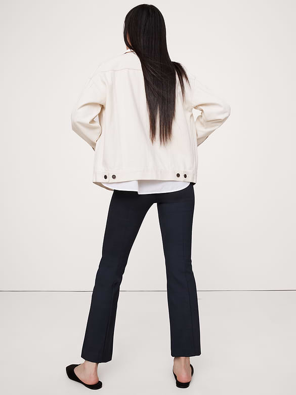Crop Flare Everywhere Ponte Pull-On Pant