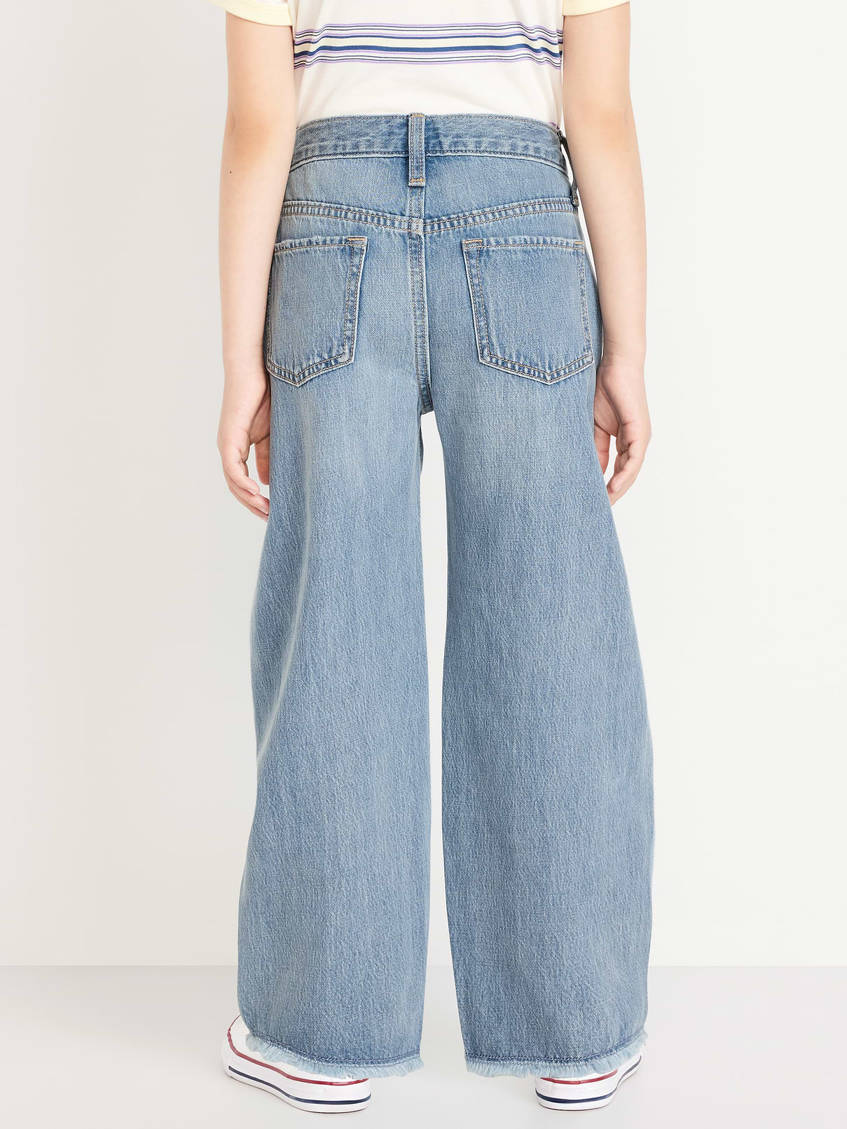 Image number 2 showing, Super Baggy Barrel-Leg Jeans for Girls