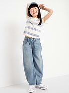 Image number 3 showing, Super Baggy Barrel-Leg Jeans for Girls
