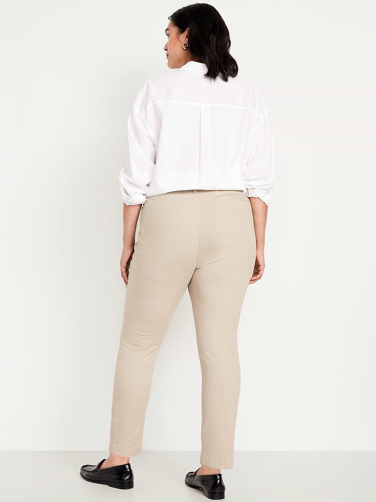 Image number 9 showing, High-Waisted Uniform Skinny Pants