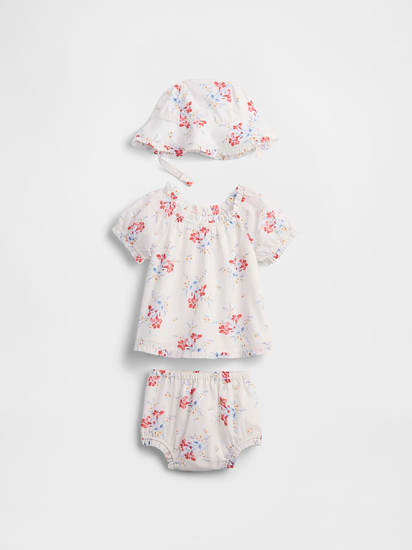 Gap × DÔEN Baby Floral Outfit Set