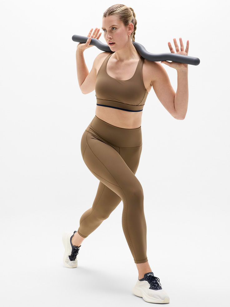 Image 7 of 8, Interval Stash Ultra High Rise Lasercut 7/8 Legging