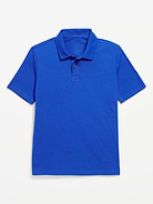 Image number 2 showing, School Uniform Jersey Polo Shirt for Boys