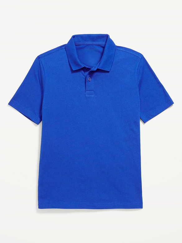 Polo d’uniforme scolaire en jersey pour Garçon