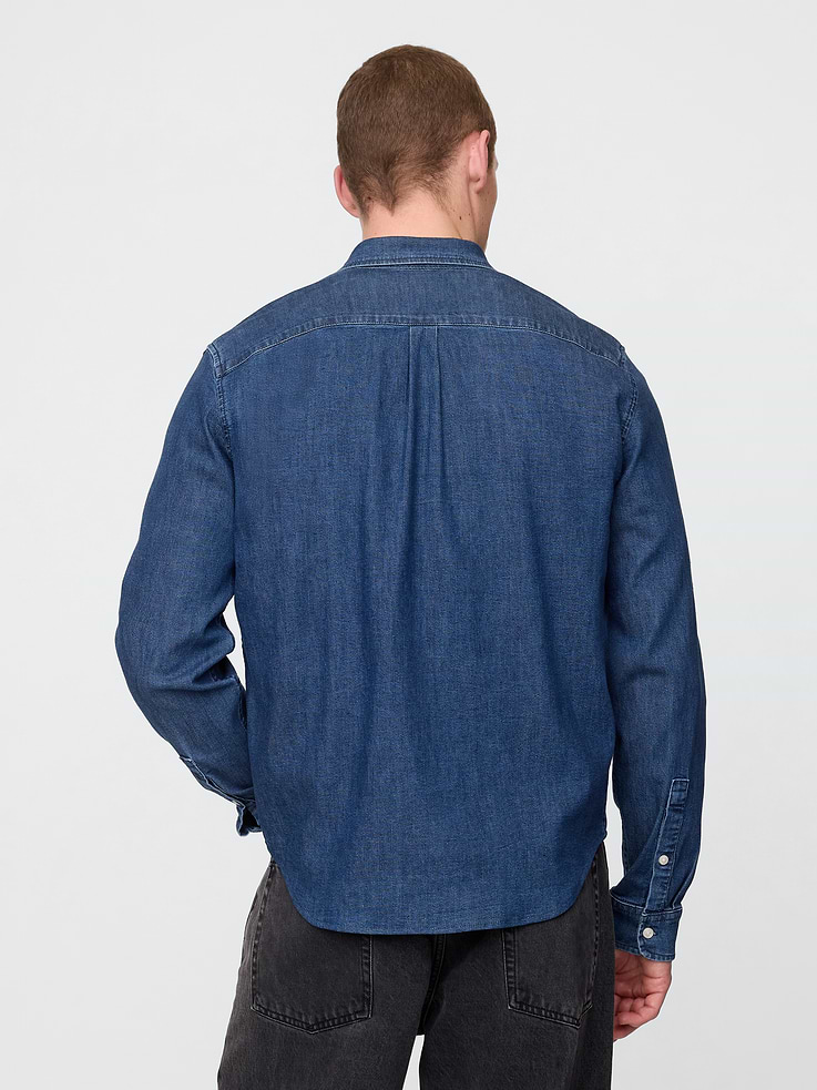 Image number 3 showing, Denim Pocket Shirt