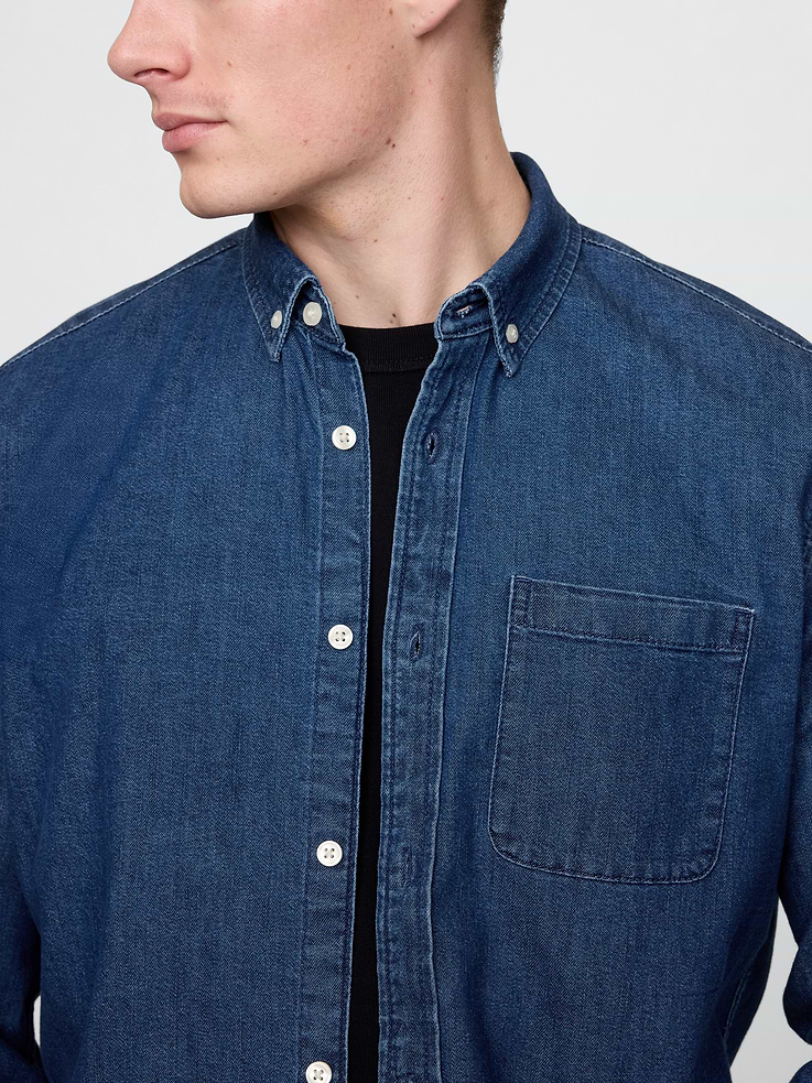 Image number 4 showing, Denim Pocket Shirt