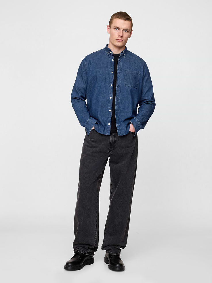 Image number 2 showing, Denim Pocket Shirt
