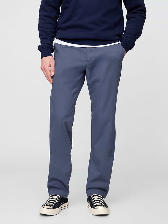 Modern Straight Khakis