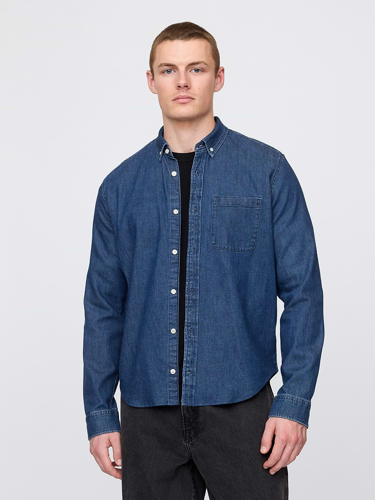 Image number 1 showing, Denim Pocket Shirt