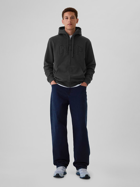 Adult VintageSoft Arch Logo Zip Hoodie