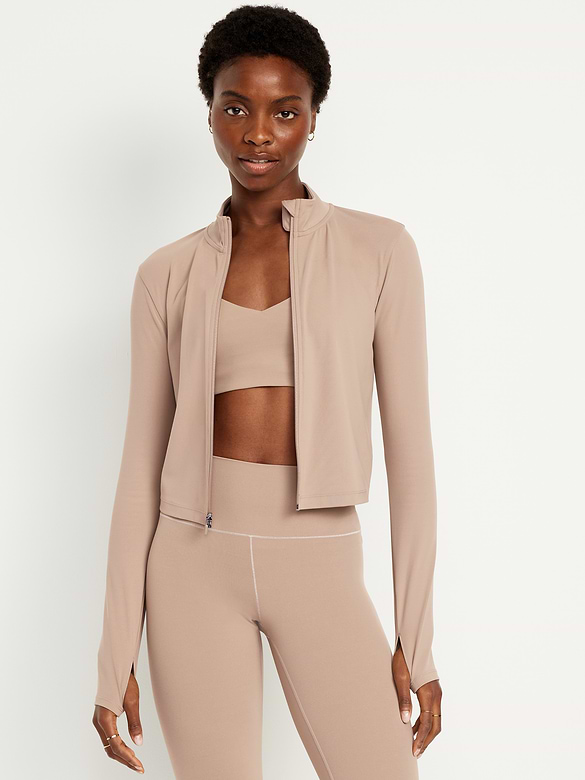 Veste courte à glissière StudioSmooth