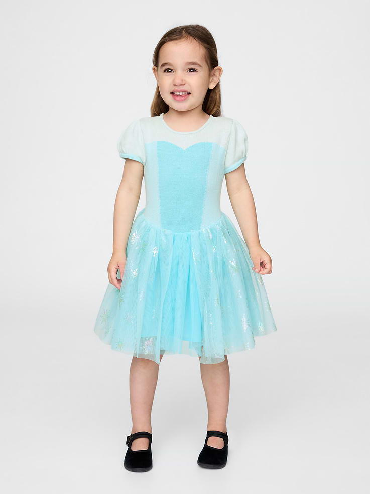 Image number 1 showing, Gap × Disney Toddler Elsa Tulle Dress