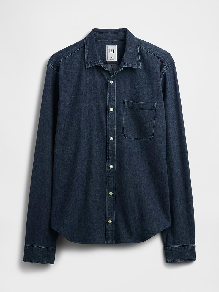 Image number 5 showing, Denim Pocket Shirt
