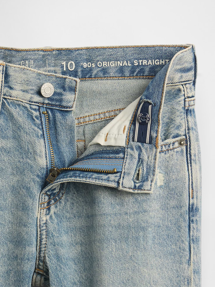 Image number 5 showing, Kids Relaxed Straight Jeans