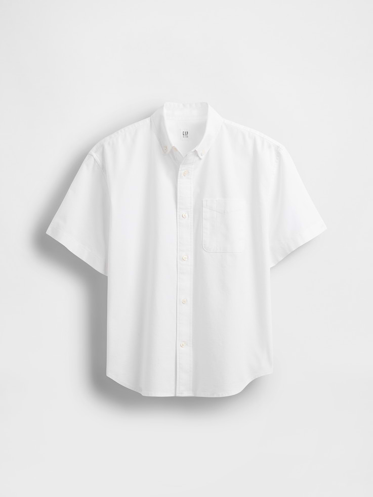 Image number 2 showing, Kids Uniform Relaxed Oxford Shirt