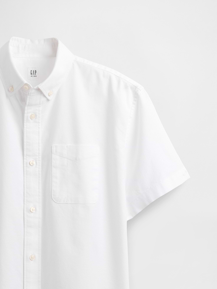 Image number 5 showing, Kids Uniform Relaxed Oxford Shirt