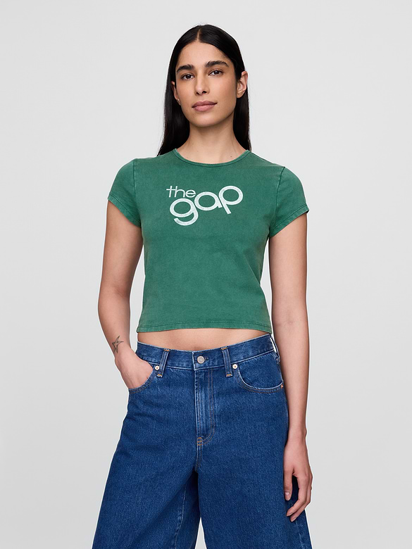 Cotton Jersey Logo Baby T-Shirt