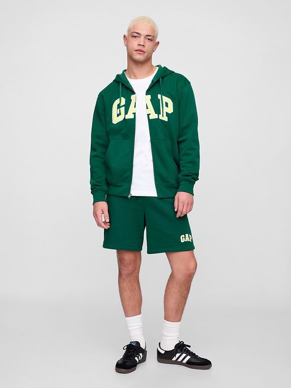 Adult Relaxed Gap Logo Zip Hoodie