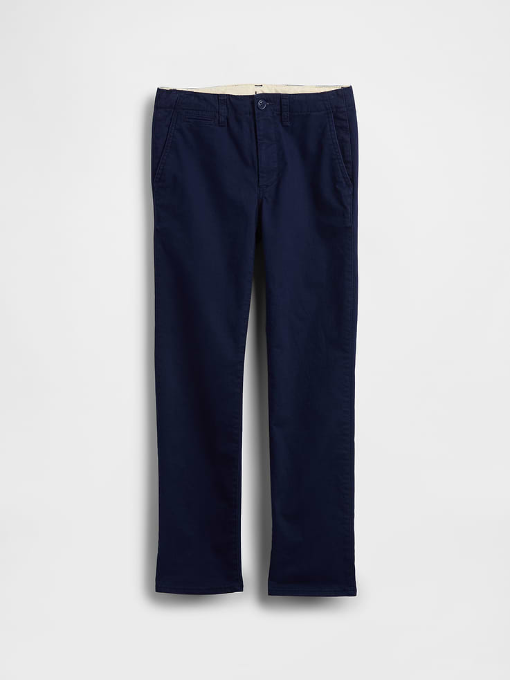 Image number 4 showing, Kids Uniform Stretch Straight Khakis