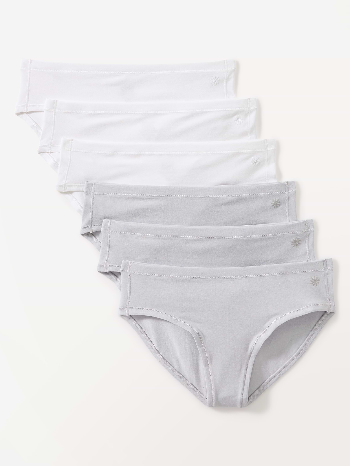 Image number 1 showing, Athleta Girl Right Moves Cotton Bikini Underwear 6-Pack