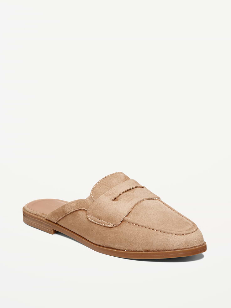 Image number 1 showing, Loafer Mule Shoes for Women