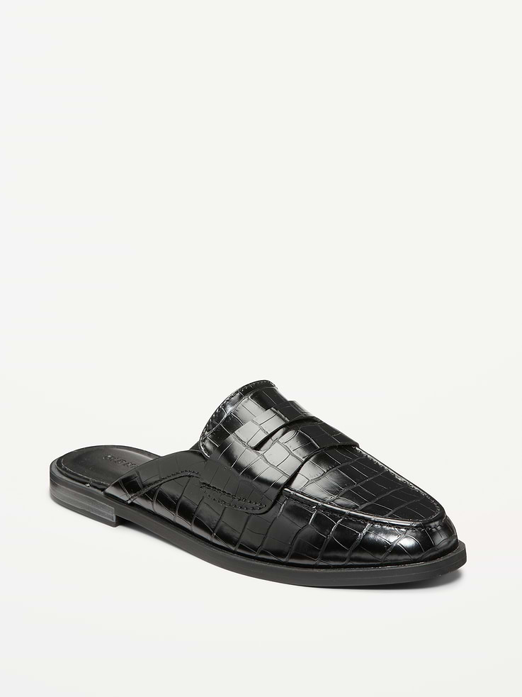 Image number 1 showing, Loafer Mule Shoes for Women