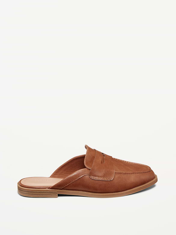 Loafer Mule Shoes for Women