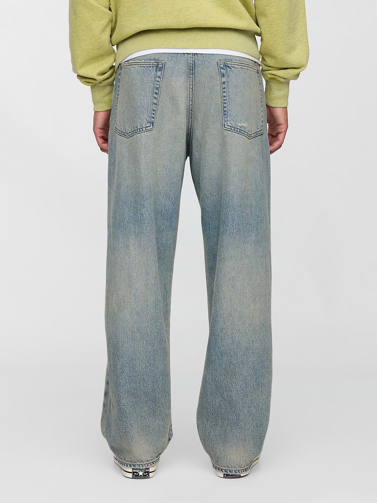 Image number 4 showing, UltraSoft Baggy Jeans