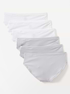 Image number 2 showing, Athleta Girl Right Moves Cotton Bikini Underwear 6-Pack